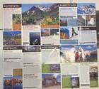 Vintage Mono County Eastern Sierra Map Brochure Mammoth Lakes Yosemite Tour