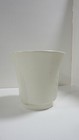 Vintage American Pot planter Leaf Pattern  white  Size  6  Tall