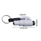 Keychain Seatbelt Cutter Emergency And Car Window Breaker Resqme Escape Tool