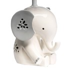 Lambs   Ivy Happy Jungle White grey Elephant Nursery Lamp With Shade   Bulb