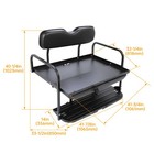 For Yamaha G2 G9 Gas Electric Folding Fold Black Golf Cart Rear Back Seat Kit