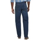 New Wrangler Relaxed Fit Men s 30x32 Dark Blue Stretch Jeans