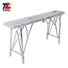 Folding Scaffolding 1 6m Adjustable Lift Height Work Platform Scaffold Aluminum