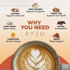 New 6-pack Organic Ryze Mushroom Coffee  30 Servings bag  Instant  Freeshipping