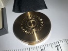 Vintage Margaret Rose Gold Diamond Cut Convertible Face Powder Compact Box Rare