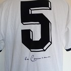 Germany Retro Home Style Number 5 Shirt Signed Franz Beckenbauer Guarantee