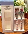 Pottery Barn Holiday Easter Peter Rabbit Utensil Party School New Gift Set  