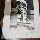 Bobby Orr  8  X 10  Autographed Picture Signed B w Black   White Hockey Photo