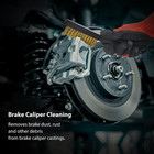 Brake Caliper Brass Wire Brush Ergonomic Handle Slim 8 7 Inch Taiwan Cleaning