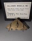 Hallmark Models Ho Brass Pilot Snow Plow