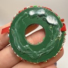 Artisan Made Miniature Polymer Clay Christmas Candy Wreath