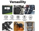 Black Zip Ties Heavy Duty 20 Inch Outdoor 250lb Extra Large Cable Tie Wraps L   