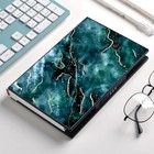 Zxhq Marble Diary For Girls With Lock  Hidden Password A5 21x15cm  Blue 