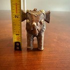 Vintage Dhokra Elephant Statue Brass Bronze Tribal Indian Art 2 5    Figurine