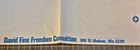 Vtg 1970s David Fine Freedom Committee Poster Vietnam Protest Madison Wi Signed 