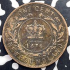 1876-h Newfoundland Large Cent Lot c2886