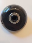 Esterbrook Black   Chrome Desk Set Fountain Pen Vintage 8-ball 2668 Firm Med Nib