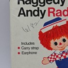 Vintage Raggedy Ann   Andy Transistor Am Radio In Original Box - 1973 - Works 