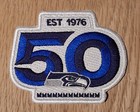 Super Bowl Seahawks 50th Anniversary Embroidered Iron   Sew-on Patch