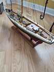 Schooner Bluenose Wooden Sailing Ship Model Yacht