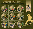 Namibia 2010 Mnh Football Stamps World Cup South Africa Sapoa 3rd Jis 9v M s