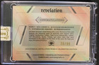 Thomas Edison Nikola Tesla 2025 Eternal Revelation   d  99 Cut Relic Patch Card