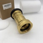 Happy Tree 1-1 2  Nst nh Brass Fire Hose Spray Nozzle 85 Gpm  Fhsn04b