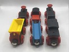 Brio Wooden Railway Train Lot Of 6 Vintage Engines   Vehicles Vguc Read Thomas