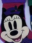 Lot 2-disney Store Minnie Mouse   Mickey Scarf Christmas Stocking Fleece Purple