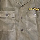 Vintage 1952 Hbt Korean War Era U s  Army Og7  13 Stars Metal Buttons