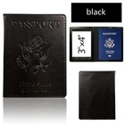 Rfid Blocking Passport Holder Leather Travel Wallet Card Case Essentials Kit Pro
