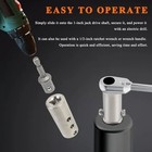 Trailer Jack Drill Adapter  Camper Jack Electric Drill Connector With 1 2 Inch 