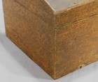 Antique Folk Art Sponge Painted Dome Top Chest Trunk New England C1860 Dovetail