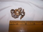 Vintage Usmc United States Marine Corp Screw Back Pin Military -larger Size Hat 