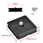 4xpu40 Quick Release Plate For Digital Camera Tripod Ballhead Lens Mount Adapter