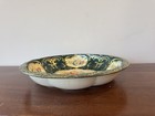 Vintage Daher Made In England Floral 70s Decorative Metal Tin Round Serving Tray