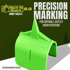 Buddy Tools Mark N Guard 2 0 Drywall Outlet Marker Tool Pack Of 100 s New 