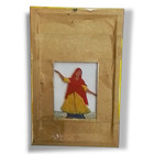 Antique Framed  Indian Minatures Depicting A Lady And An Man Playing A Dholak
