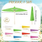Aodaer 50 Pieces White Paper Umbrella 23 6 Inch Decorative Chinese Japanese