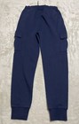 Polo Ralph Lauren Jogger Girls Size Large Blue Cargo Sweatpants Pink Pony Logo