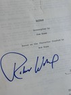      Rare  Batman Original 1989 Script      Michael Keaton  Robert Wuhl Signed