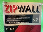 Zipwall Heavy-duty Zipper For Dust Barriers - Red  Pack Of 2  hdaz2 