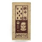 Vintage Skeleton Hero Golden Bat Menko Card Showa Japan Skull Paper Toy Rare