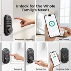 Arpha Fingerprint Door Lock Biometric Smart Lock App Bluetooth Keyless Deadbolt