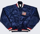 Usa Vintage Style 80s Reproduction Pure Satin New Bomber Jacket