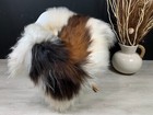 Xxl Genuine White Brown Icelandic Sheepskin Rug Chair Throw Gift Pet Bed Decor
