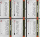 Topps Chrome Marvel 6-card Lot Hulk Thor Captain America Spider-man