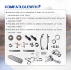 Us Fit 03-15 Toyota Tacoma 4runner Tundra 4 0l Timing Chain Kit Oil Water Pump S