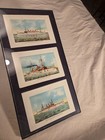 Vintage Color Prints Us Navy Warships In Frame