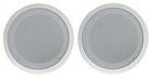  2  Rockville Cc80t White 8  Commercial 70v Ceiling Speakers For Restaurant bar